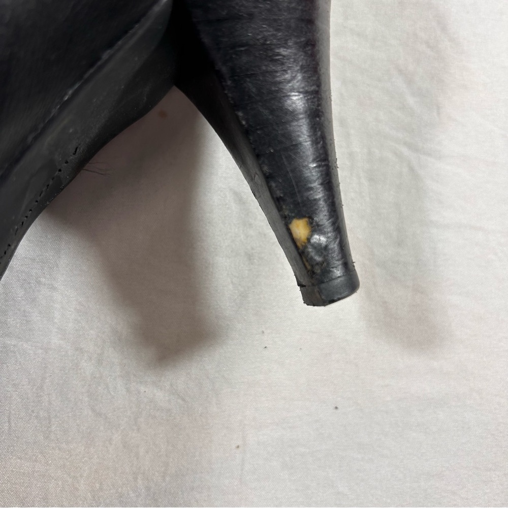 ANTONIO MELANI Black Leather Boots - Picture 6 of 6